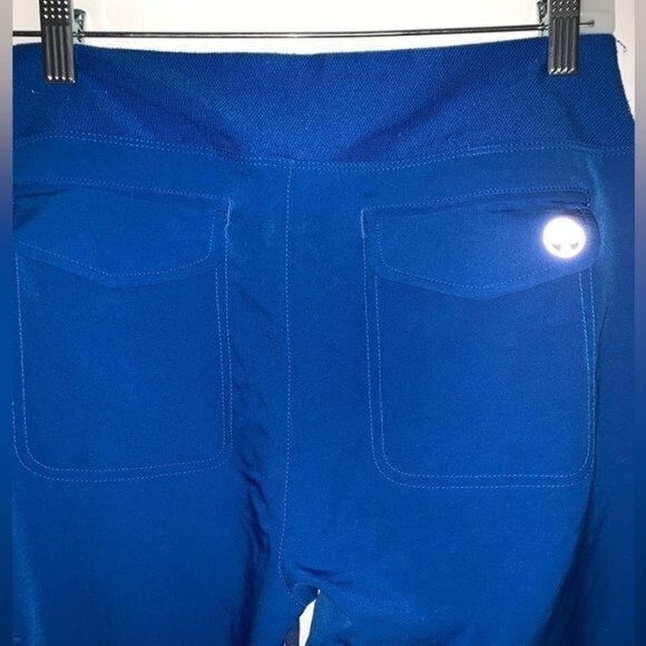Hh360 Womens Blue Jogger Scrub Pants XS Polyester/Spandex Elastic Waist W/ Draws - Picture 11 of 15